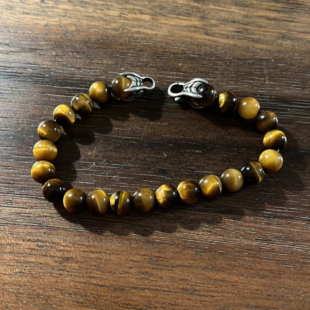Men’s David Yurman Tiger Eye Beaded bracelet